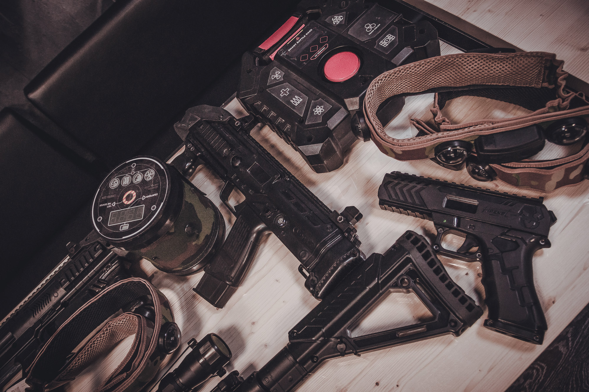 Лазертаг Кибер в Воронеже- оборудование