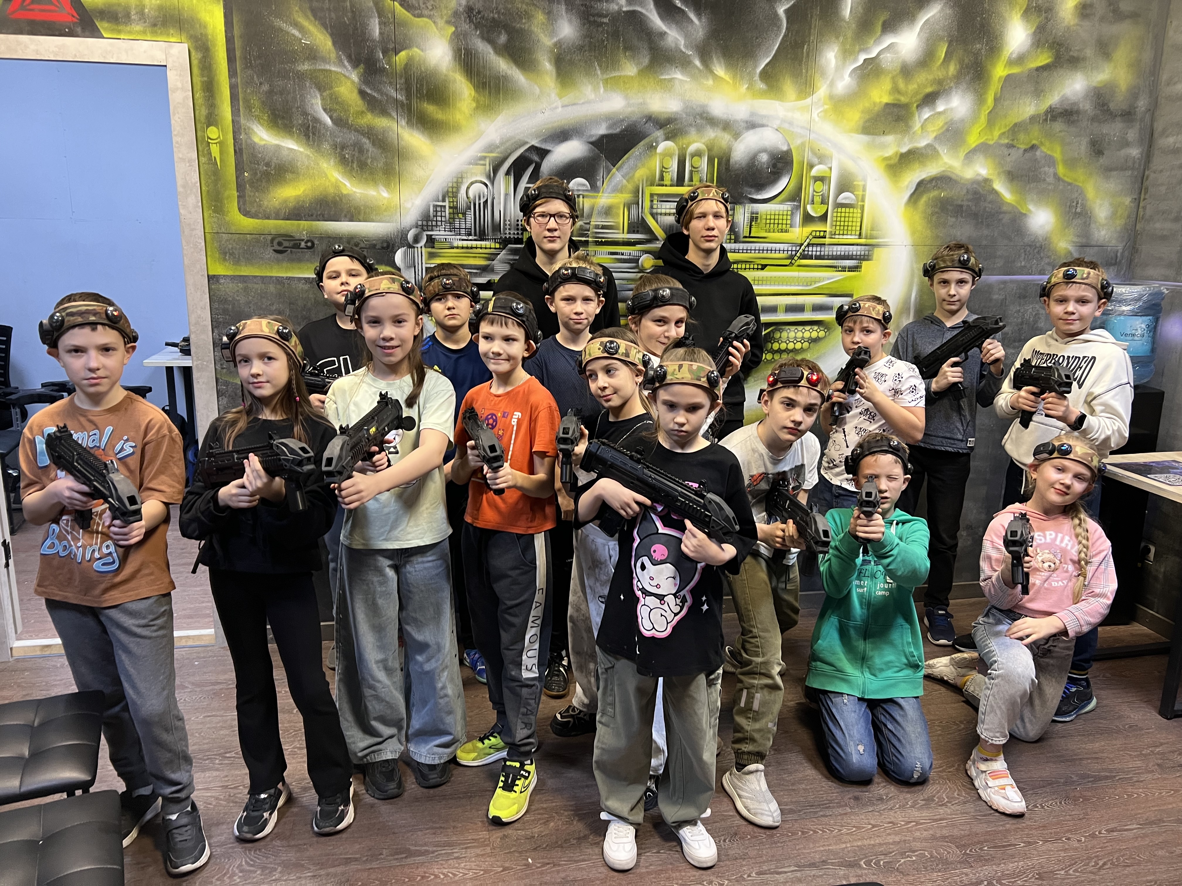 Лазертаг для детей на день рождения в Воронеже - Кибер