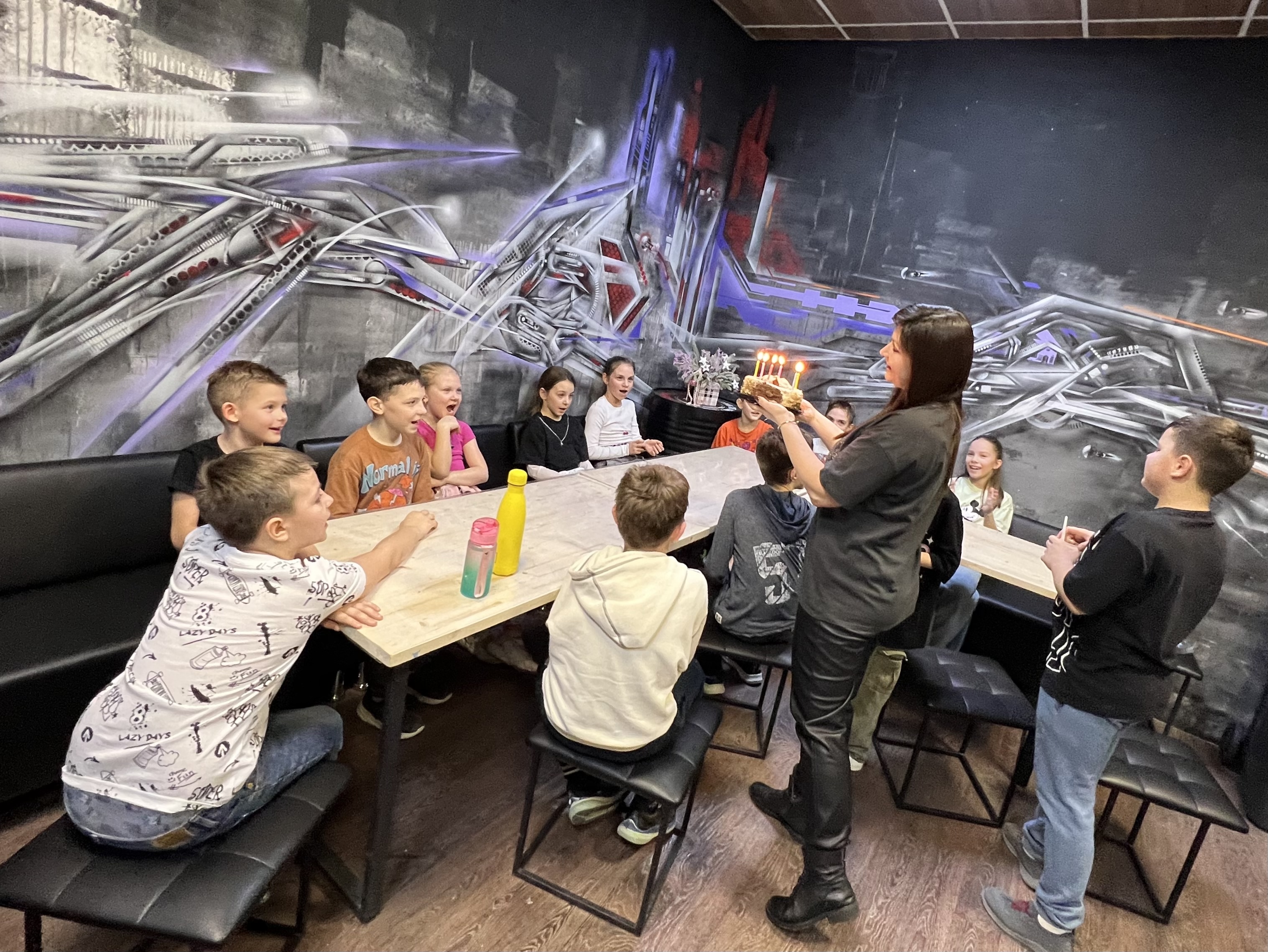 Лазертаг для детей на день рождения в Воронеже - Кибер