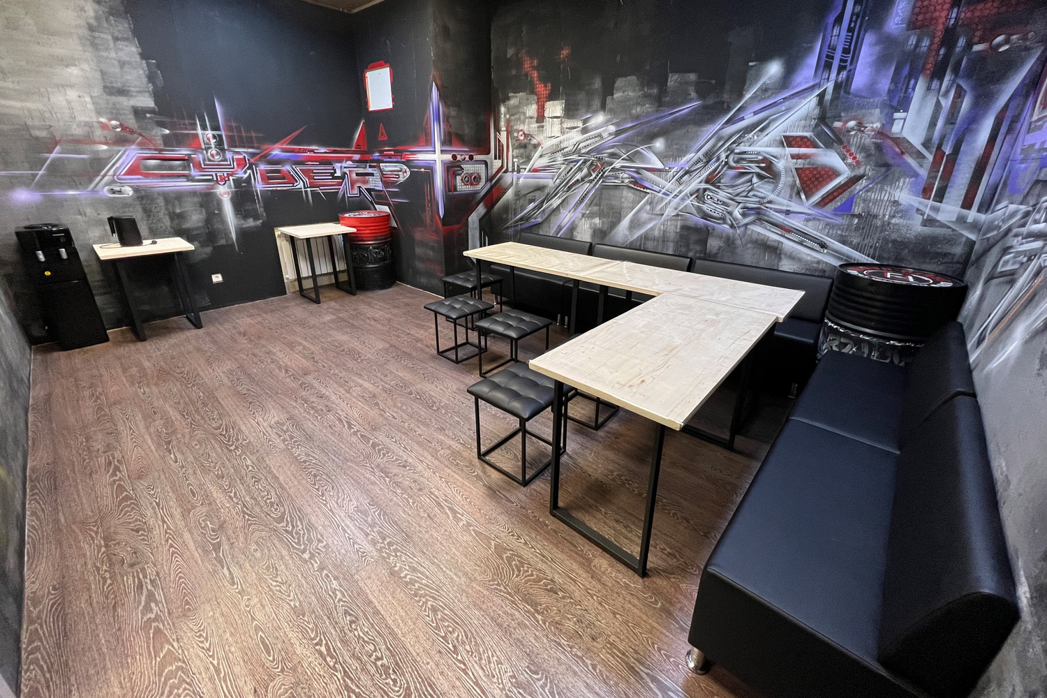 Корпоратив в лазертаге Кибер в Воронеже