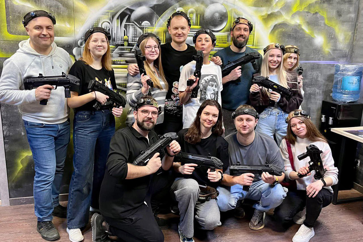 Лазертаг для взрослых в Воронеже - Кибер