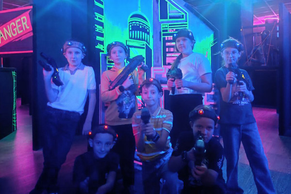 Лазертаг для детей на день рождения в Воронеже - Кибер