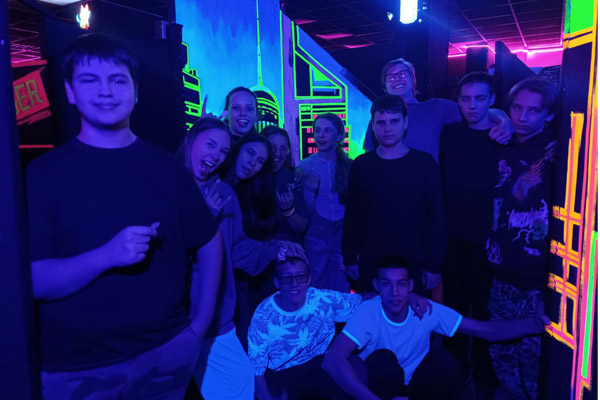 Лазертаг для детей на день рождения в Воронеже - Кибер